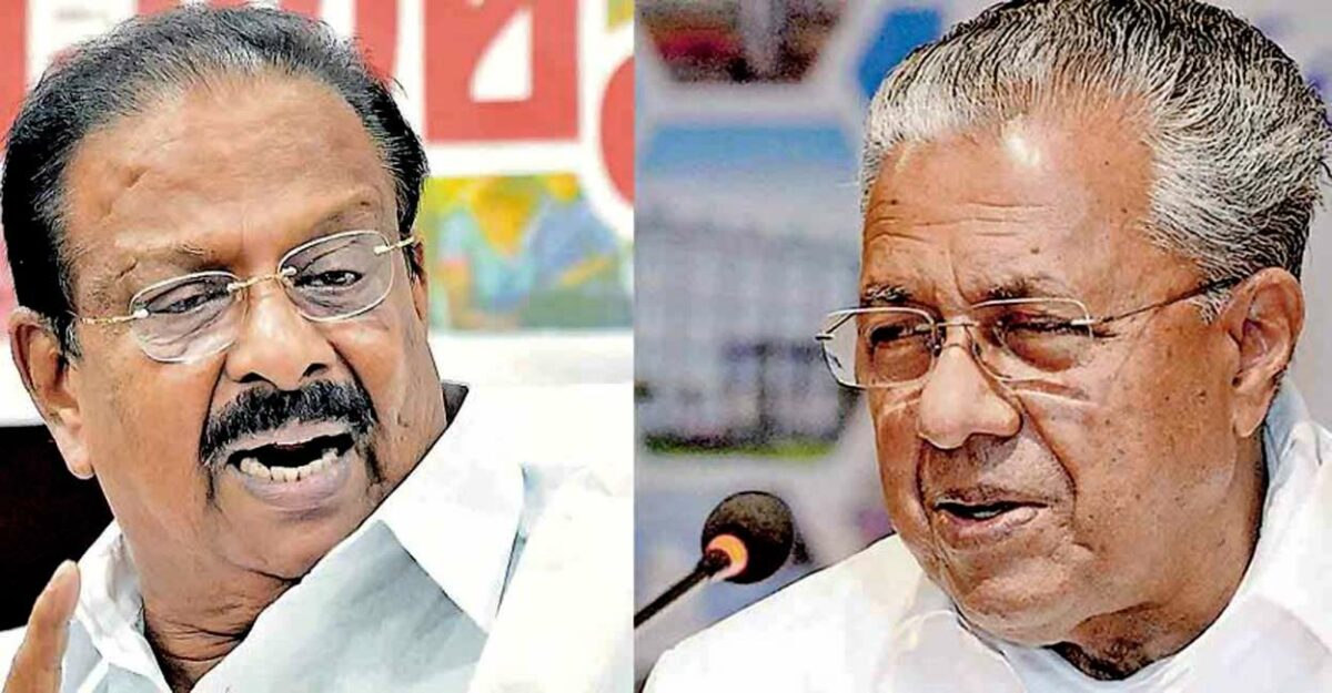 k sudhakaran pinarayi vijayan