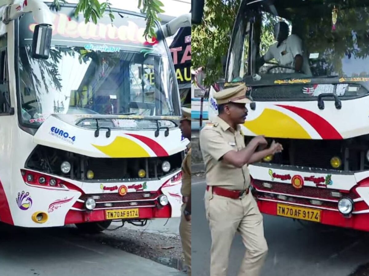 കൊച്ചിയിൽ അന്തർസംസ്ഥാന ബസുകളിൽ എംവിഡിയുടെ പരിശോധന