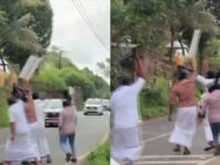 ഇടുക്കിയിൽ യൂത്ത് ഫ്രണ്ട് എം പ്രവർത്തകർ മുഖ്യമന്ത്രിക്ക് നേരെ കരിങ്കൊടിയുമായി പ്രതിഷേധിച്ചു