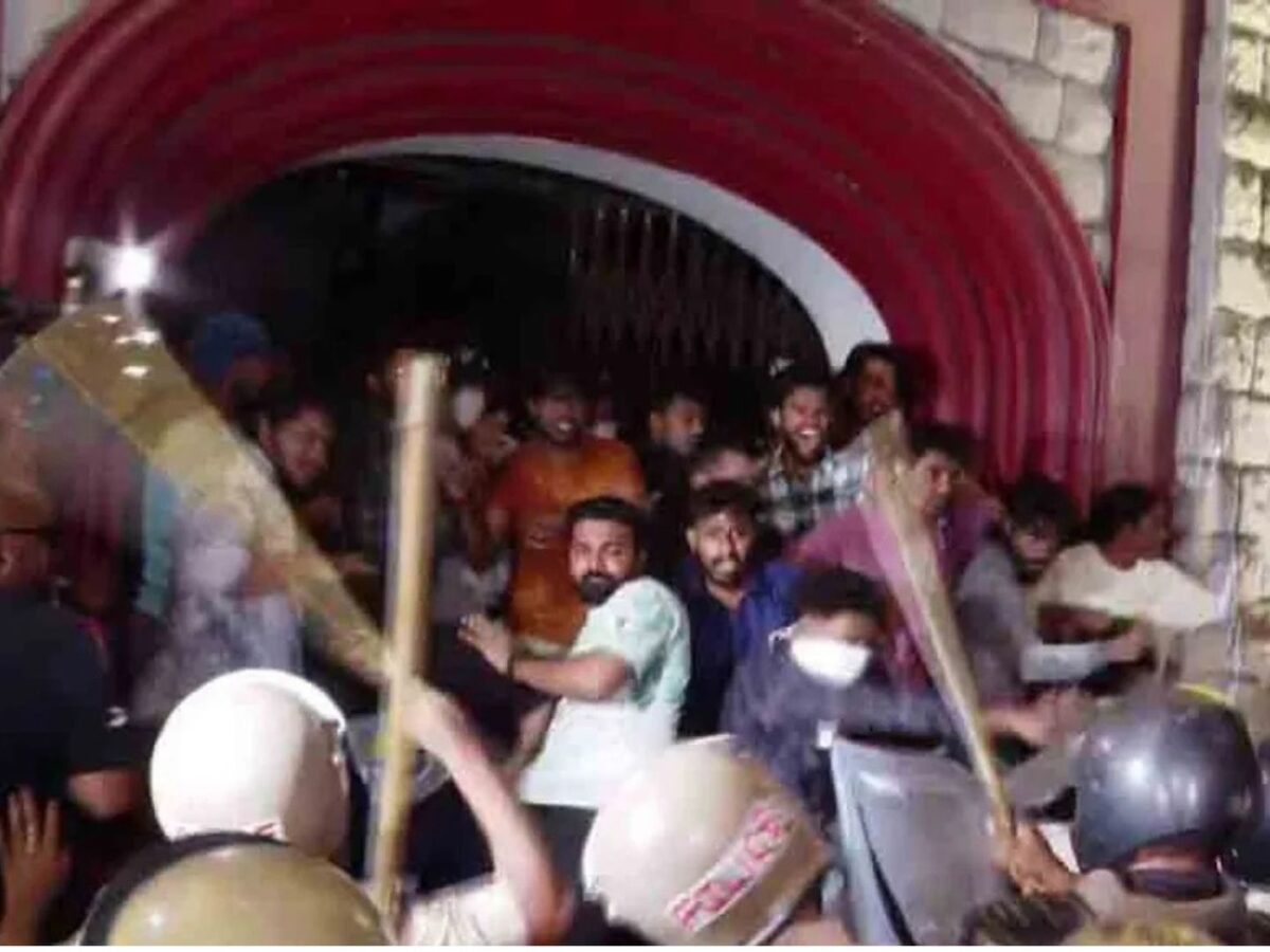 ഇന്നലെ രാത്രിയുണ്ടായ സംഘര്‍ഷത്തില്‍ കേസെടുത്ത് പൊലീസ്