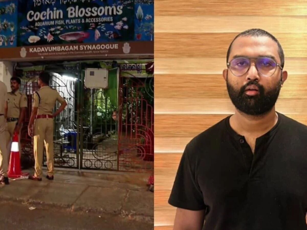 സിനഗോഗിന് മുന്നിൽ തീയിട്ട കേസില്‍ പ്രതിയുടെ ഫോണിന്‍റെ ഫൊറൻസിക് പരിശോധനാഫലം കാത്ത് അന്വേഷണസംഘം