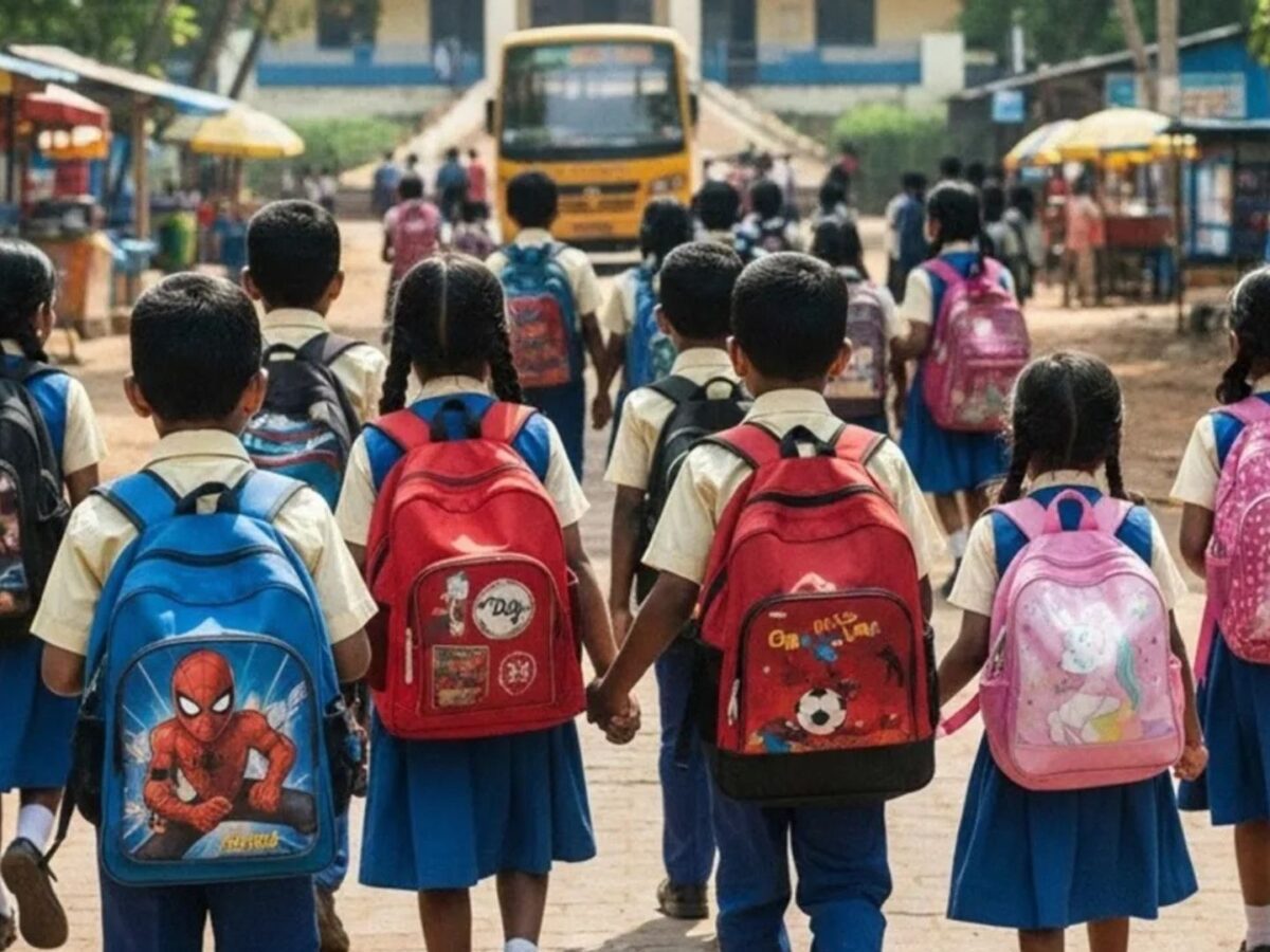 സ്കൂൾ കുട്ടികളുടെ ബാഗുകളുടെ അമിതഭാരം കുറയ്ക്കുമെന്ന് സംസ്ഥാന സർക്കാർ