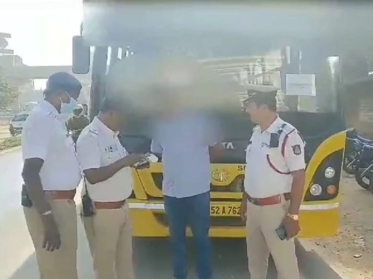 സ്കൂൾ ബസുകളിൽ നടത്തിയ പരിശോധനയിൽ മദ്യപിച്ച് വാഹനമോടിച്ച 21 ഡ്രൈവർമാർ പിടിയിൽ